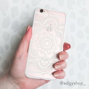 Flower Mandala Hard iPhone Case